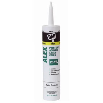 10.1 OZ WHITE 25 YR ALEX PAINTER CAULK