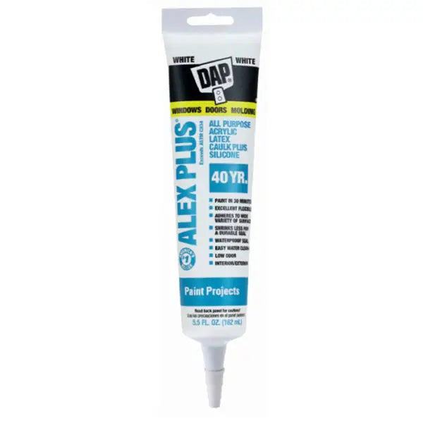 CAULK ALEX PLUS  W&D WHETE  5.5 OZ