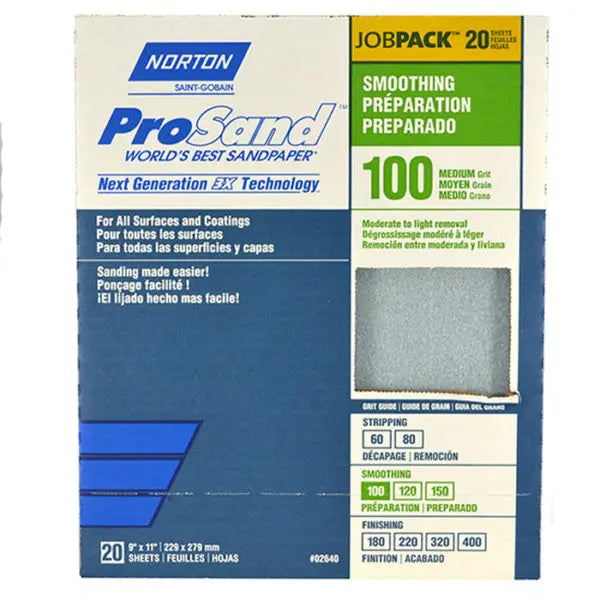 SANDPAPER MED 100G 20PK