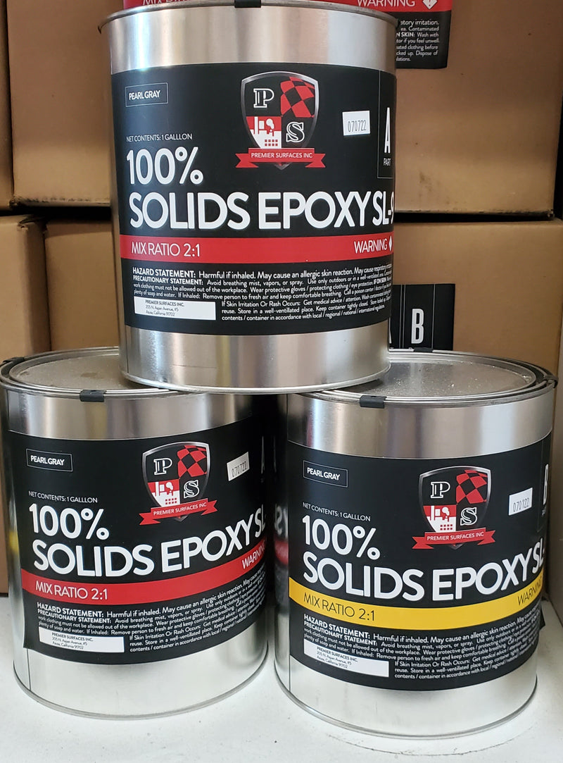 100% SOLIDS EPOXY PEARL GRAY