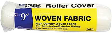 9" X 1/4"  WOVEN FABRIC ROLLER