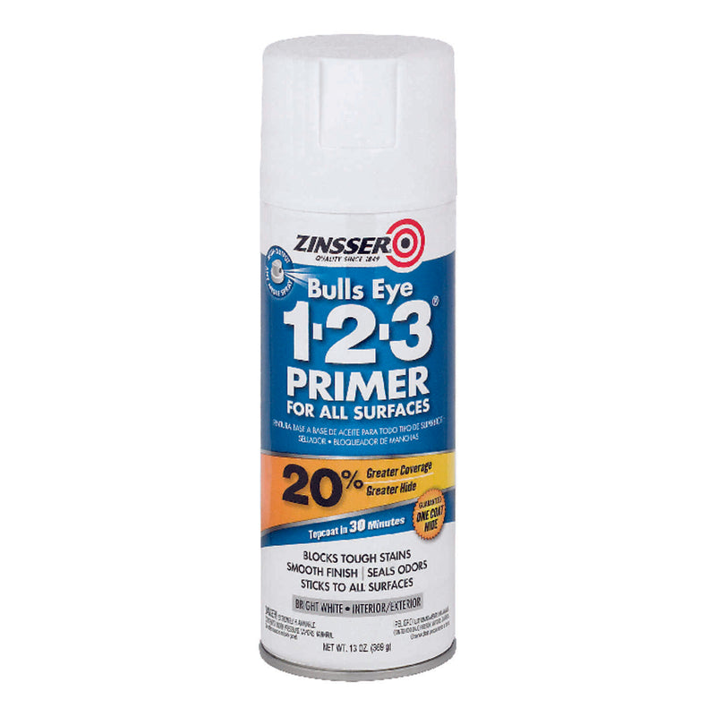 BULLS EYE 1-2-3 SPRAY WHITE PRIMER