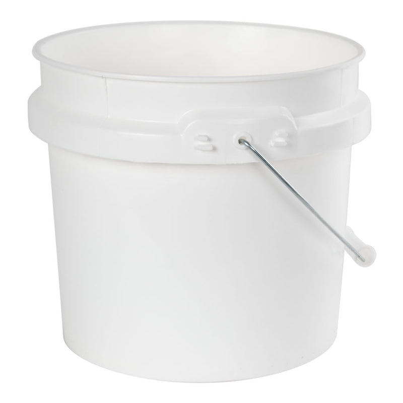 PLASTIC PAIL 1GAL HD WHT 001G01WH024