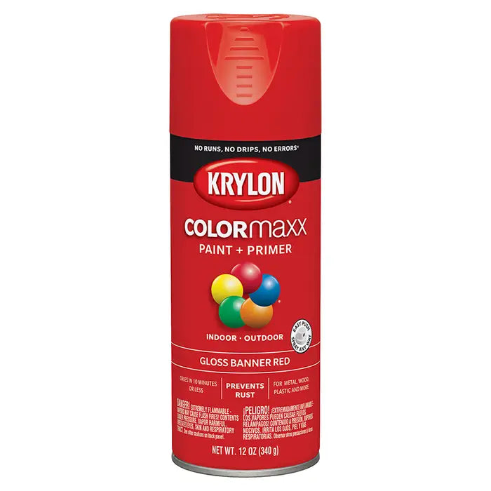 COLORMAXX SPRAY GL BANNER RED