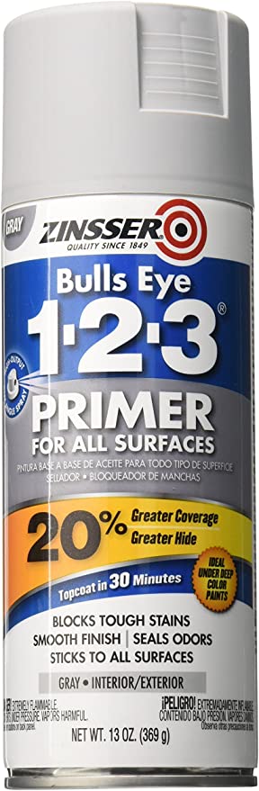 BULLS EYE 1-2-3 GRAY SPRAY