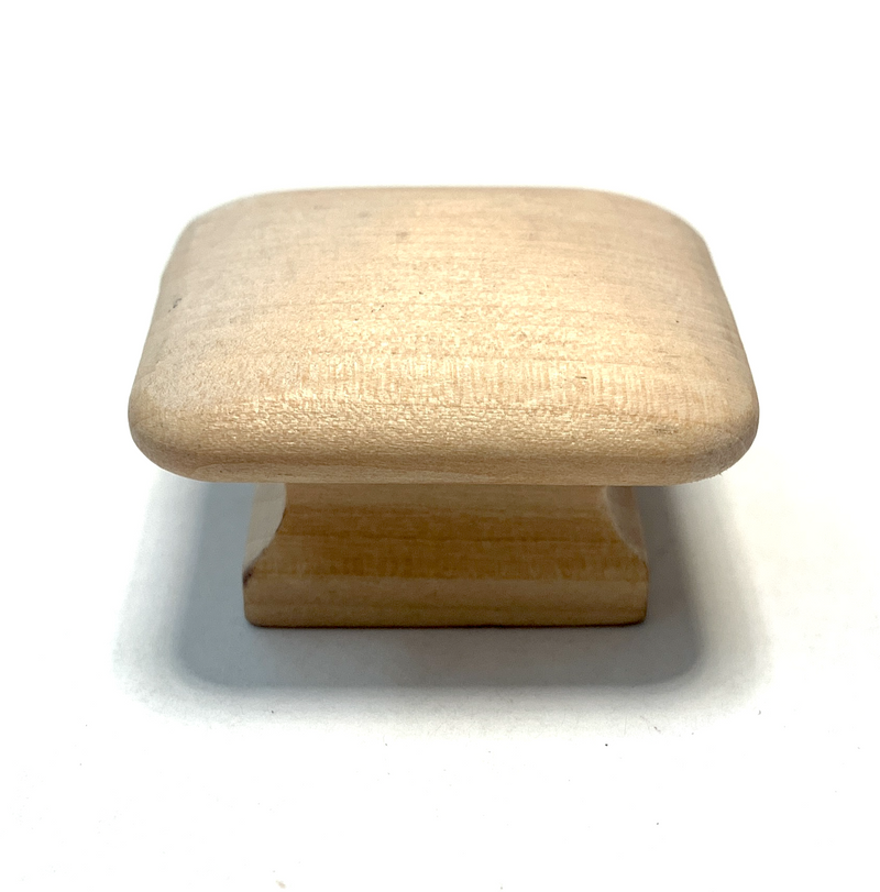 Square Wooden Knob