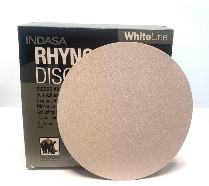 6" RHYNOSTICK PSA DISCS - 0 HOLES - 100 PCS.