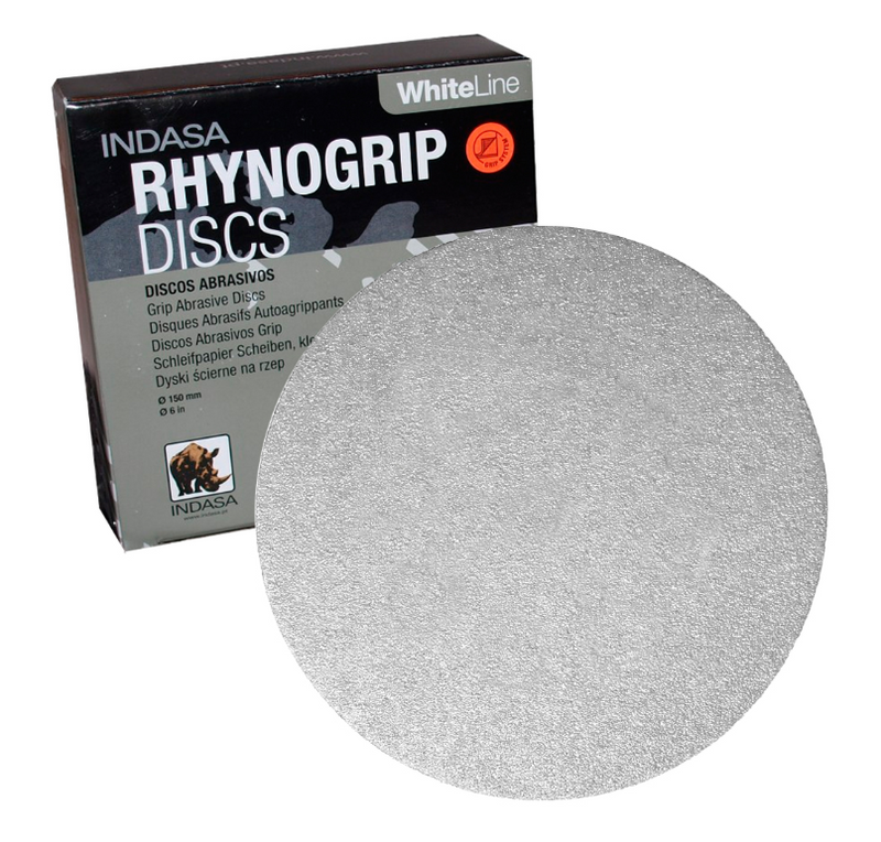 5" RHYNOGRIP HOOK & LOOP DISCS  0 HOLES - 50 PCS