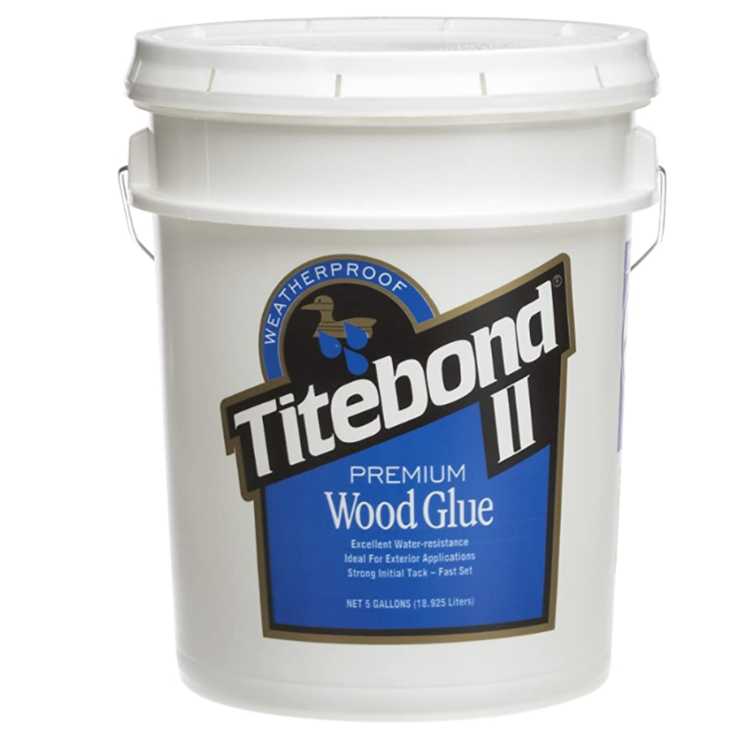 Titebond II Premium Wood Glue 8oz - 5 gallon